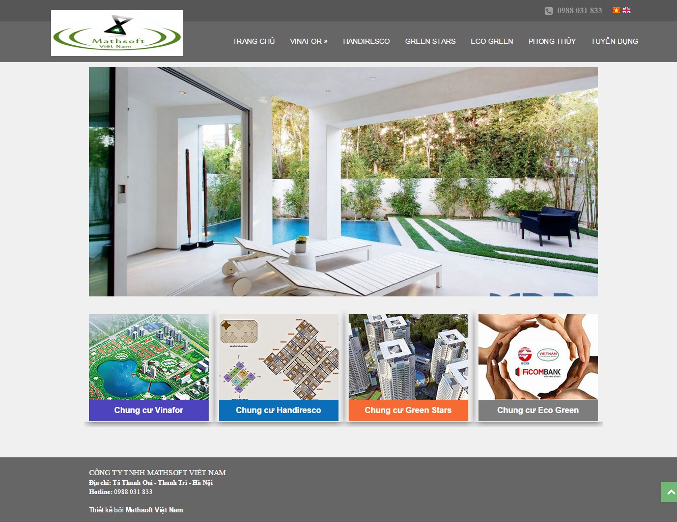 Mẫu Website Bất động sản #MS-BĐS003