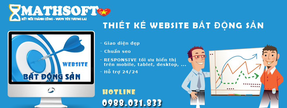 Tư Vấn Thiết Kế Website Bất Động Sản, Nhà Đất | Mathsoft Việt Nam