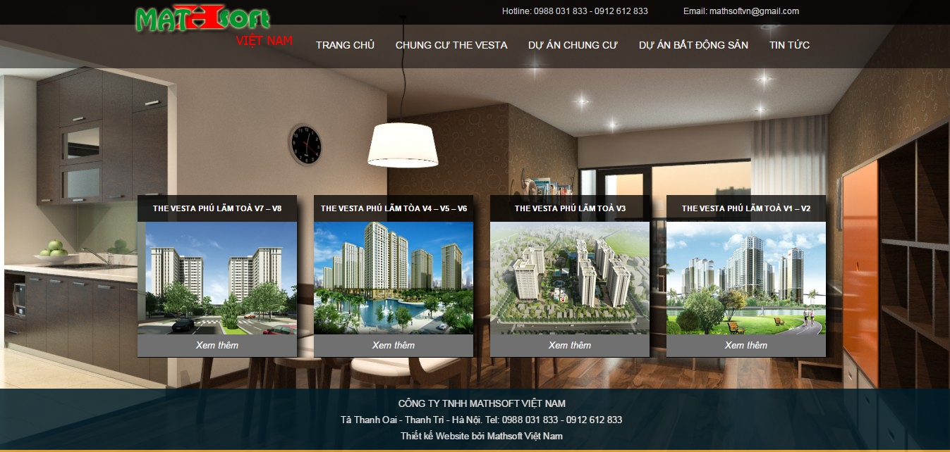Mẫu Website Bất động sản #MS-BĐS010