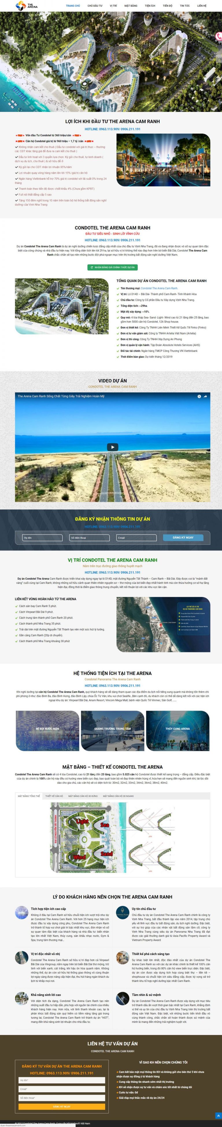 Mẫu thiết kế website bất động sản