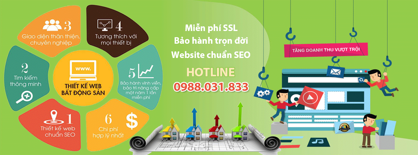 Thiết kế Website bất động sản | Tạo Website chuẩn SEO với chi phí thấp
