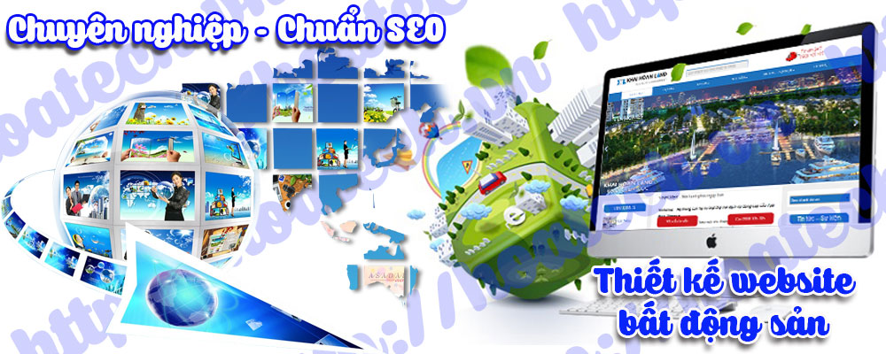 Thiết kế website bất động sản chuẩn Seo